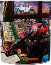 Chat Noir Cat Noir & Life Morte Musicale - Mug 440 ml