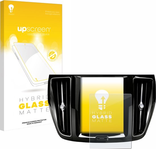 upscreen - Screenprotector voor Volvo V60 Sensus Connect 2019-2020 - Folie Beschermfolie Beschermglas matte