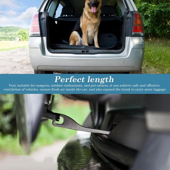 2 Pièces Support De Hayon En Acier Inoxydable, 10 Cm + 15 Cm Support De Hayon Pour Voiture, Pour VW T5 T6 Bus California Camping Multivan California Camping Multivan Ventilation Et Air Frais