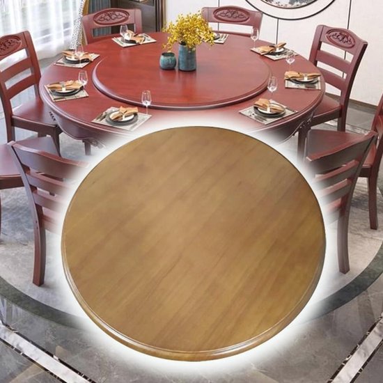 EMISOO Bandeja Giratoria De Vidrio Templado 60cm 70cm 80cm 90cm 100cm