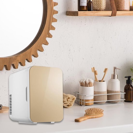 Draagbare 12V Koelkast voor Auto - Energiebesparende Minikoelkast met USB - Koelvriescombinatie voor Buiten en Slaapkamers van Merkloos — afbeelding 3