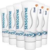 Bol.com 6x Sensodyne Tandpasta Rapid Relief Whitening 75 ml aanbieding