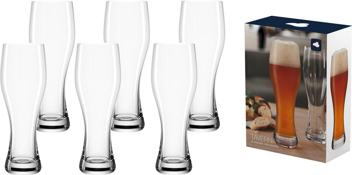Weizenbiergläser Taverna 330 ml Set van 6