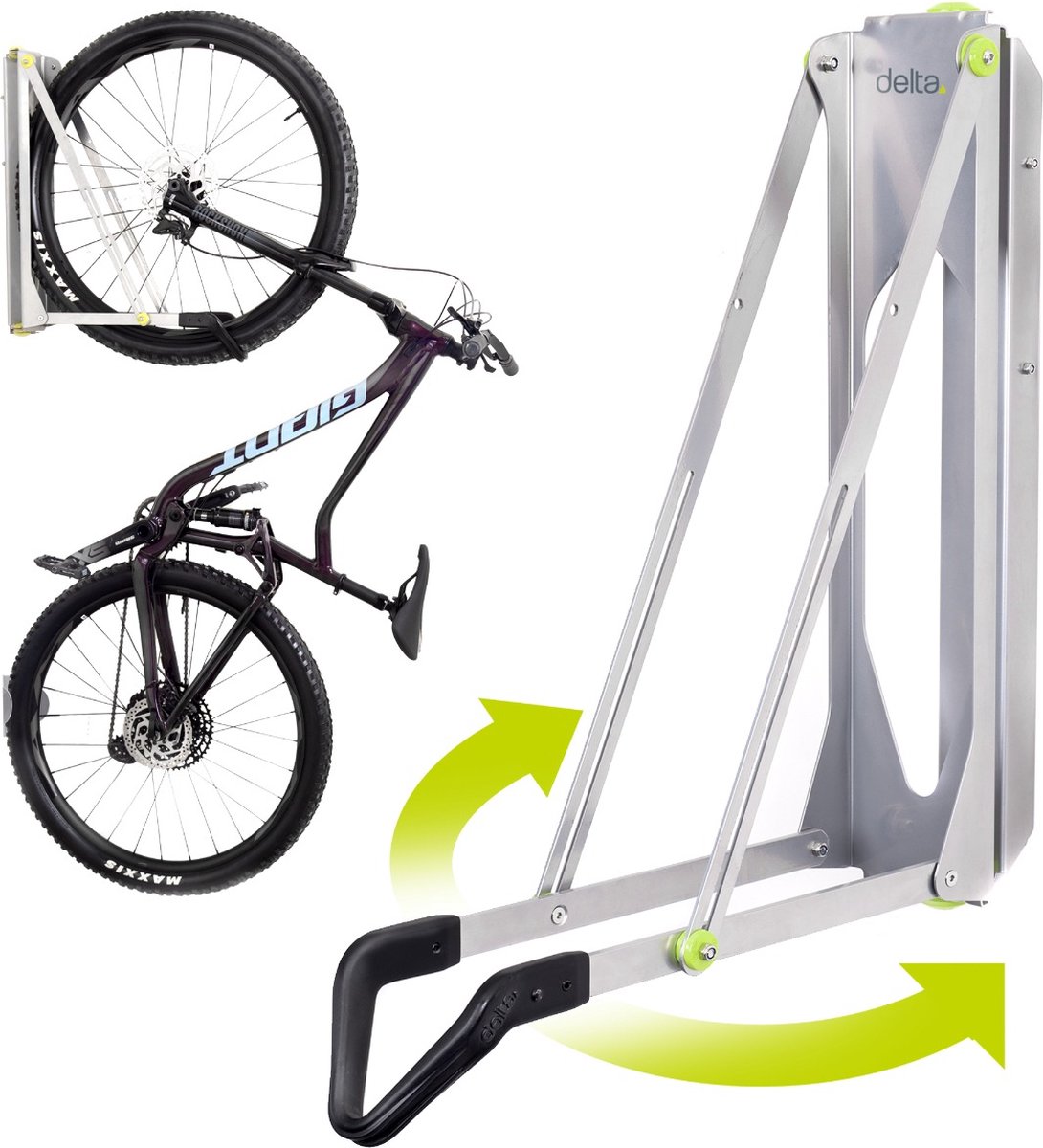 Delta Cycle Pivot Fietsenrek Zilver - Bike Rack