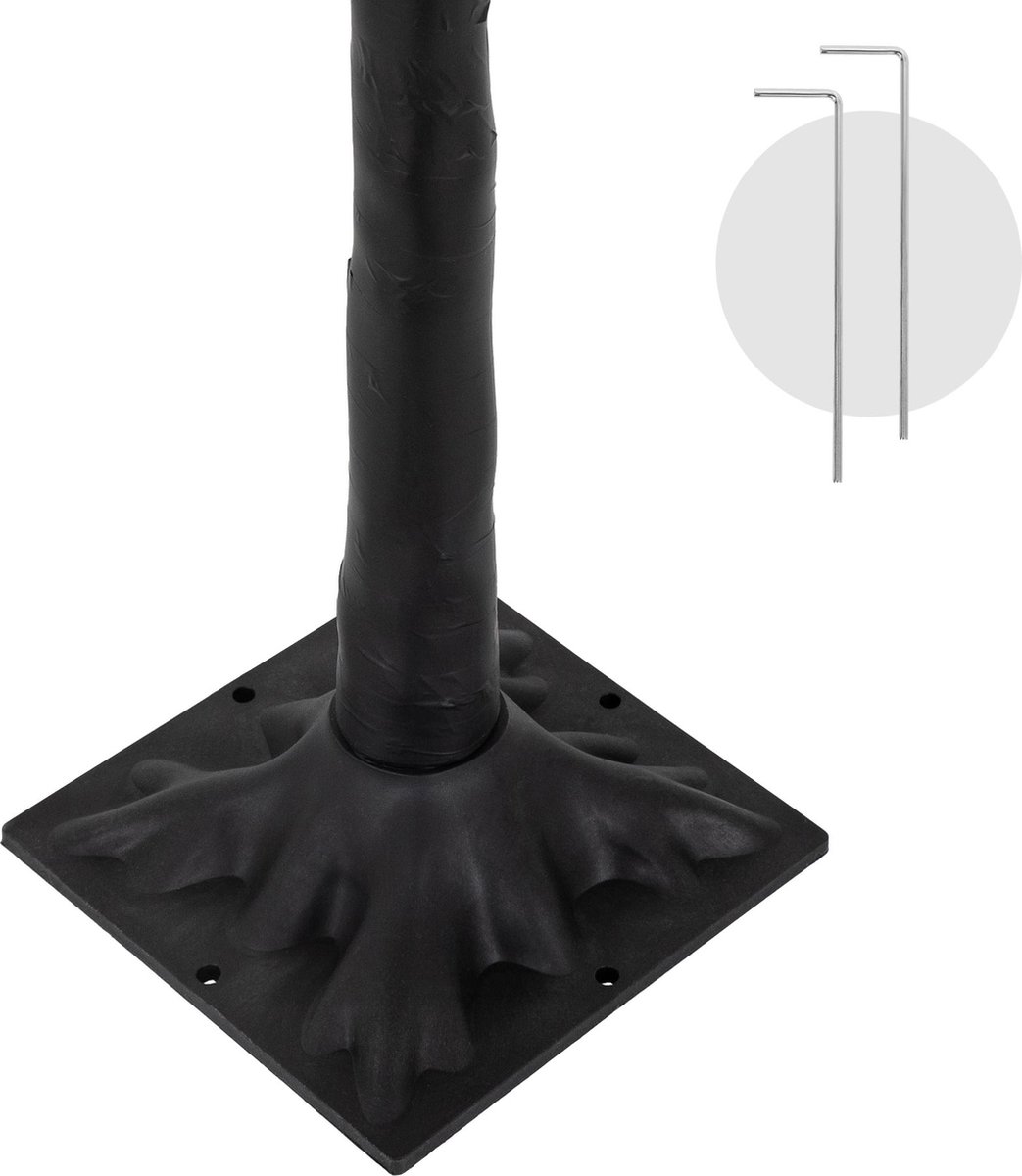 ECD Germany LED-boom 150 cm met 600 warmwitte LED's, kunstkerstboom, lichtboom met stervormige lampjes, decoratieve boom voor kerst, flexibele takken, kerstdecoratie voor binnen & buiten IP44 – foto 6