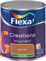 Bol.com Flexa - Creations Muurverf Extra Mat - Cotta Love - Creations - Mengverf - 1 L aanbieding
