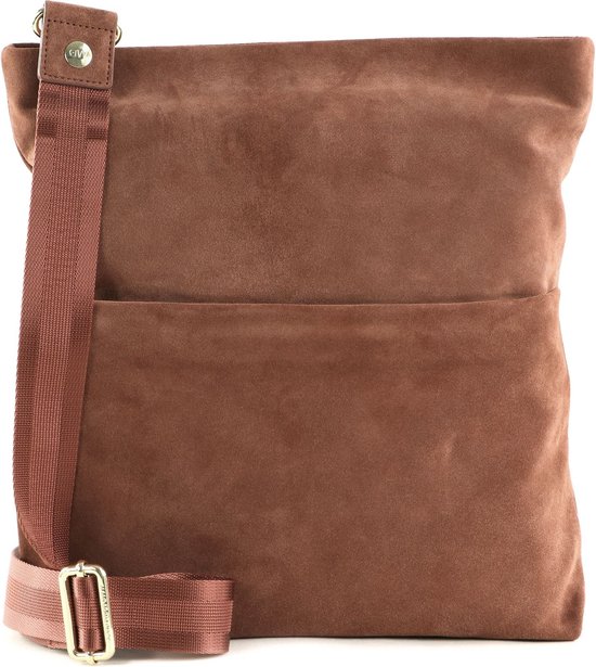 Sac à épaule Bandoulière - MANDARINA DUCK - Mellow Velvet Crossover - Cuir De Veau - Pétrole