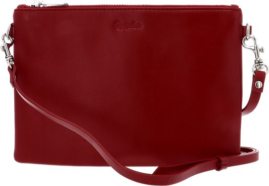 Esquire Pochette Sac à épaule bandoulière Silk Small Crossbody Bag Red Rouge