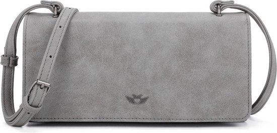 Fritzi aus Preußen Sac à épaule bandoulière Vintage Flap01 Crossbody Rock Gris