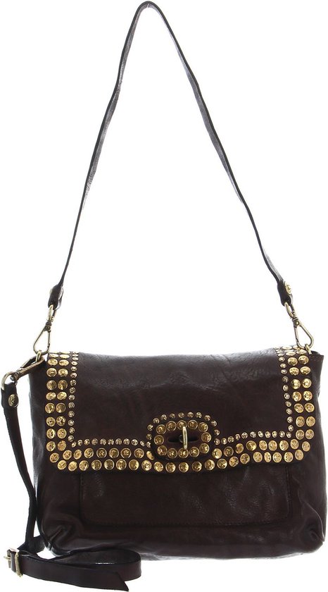 Sac Bandoulière CAMPOMAGGI S Moro - Cuir Marron - Neuf Avec étiquettes