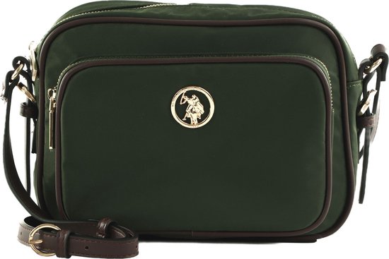 U.S. POLO ASSN. Sac à épaule bandoulière Houston Crossbody Pocket Green Vert foncé