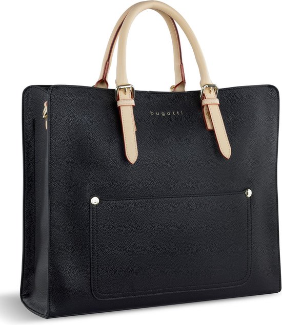 bugatti Sac à main Sac à épaule bandoulière Ella Top Handle Black Noir