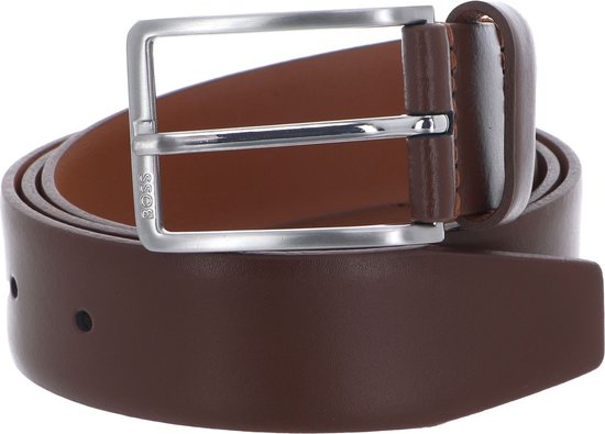 BOSS Cuir Ceinture Erman-L Sz35 Leather Belt W85 Brown Brun