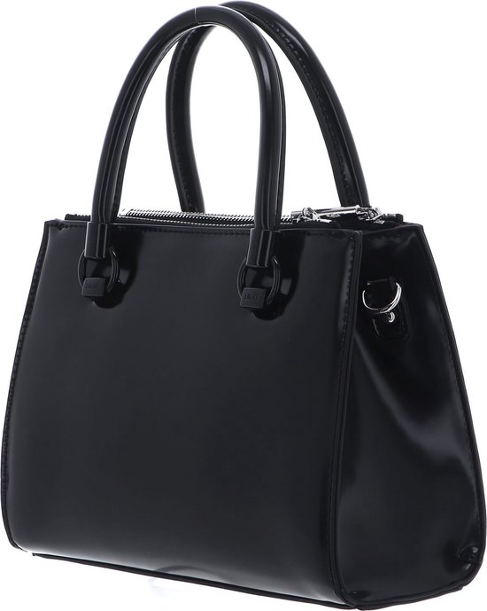 LIU JO Handtas Schoudertas Manhattan Satchel Double Zip Nero Zwart