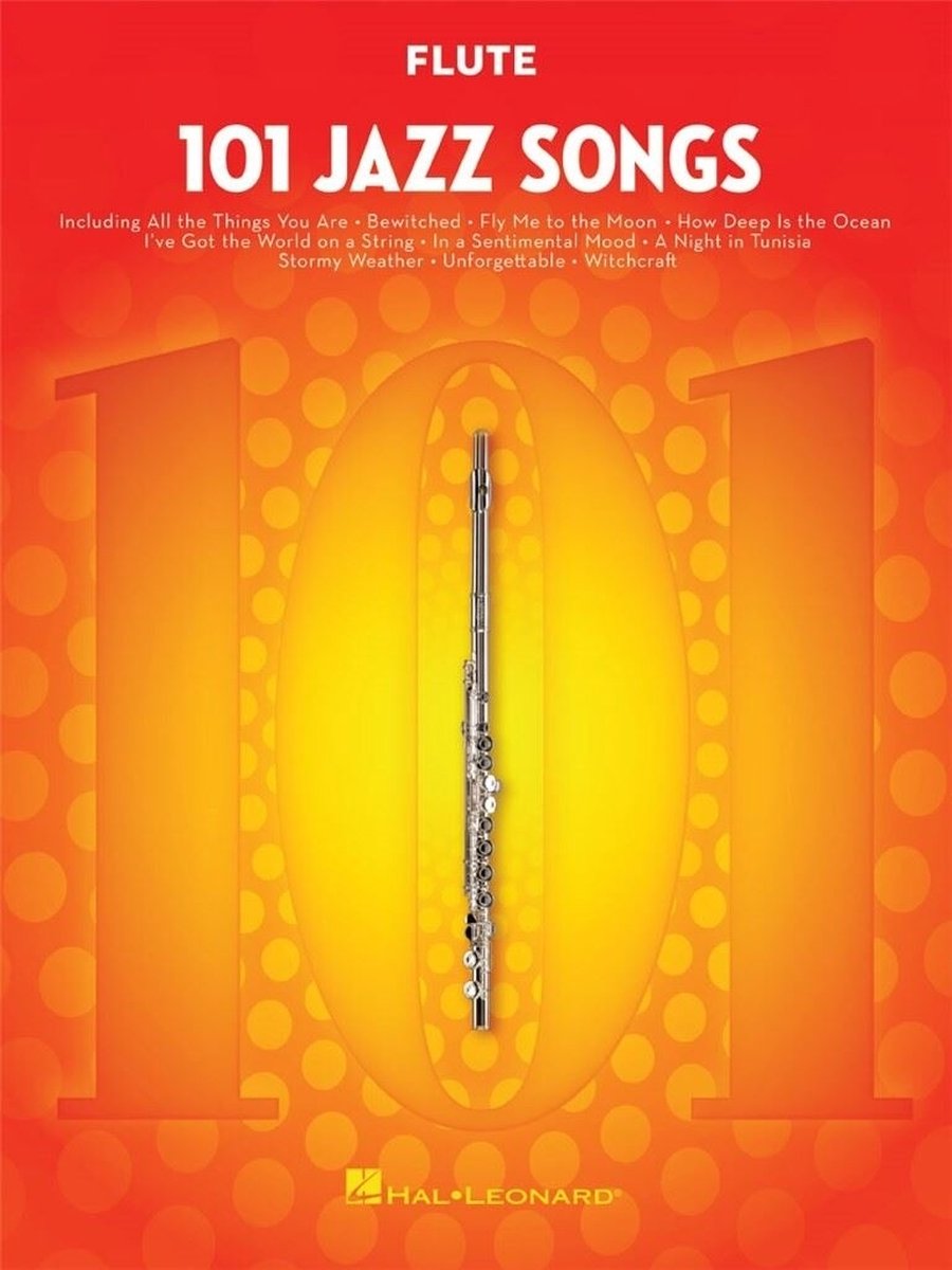 101 Jazz Songs Dwarsfluit Bladmuziek