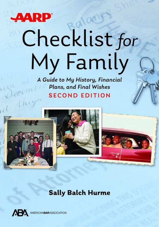 ABA/AARP Checklist for My Family - cover