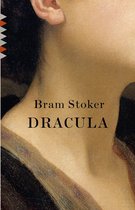 Bram Stoker's Dracula boek kaft met close-up van nek en schouder.