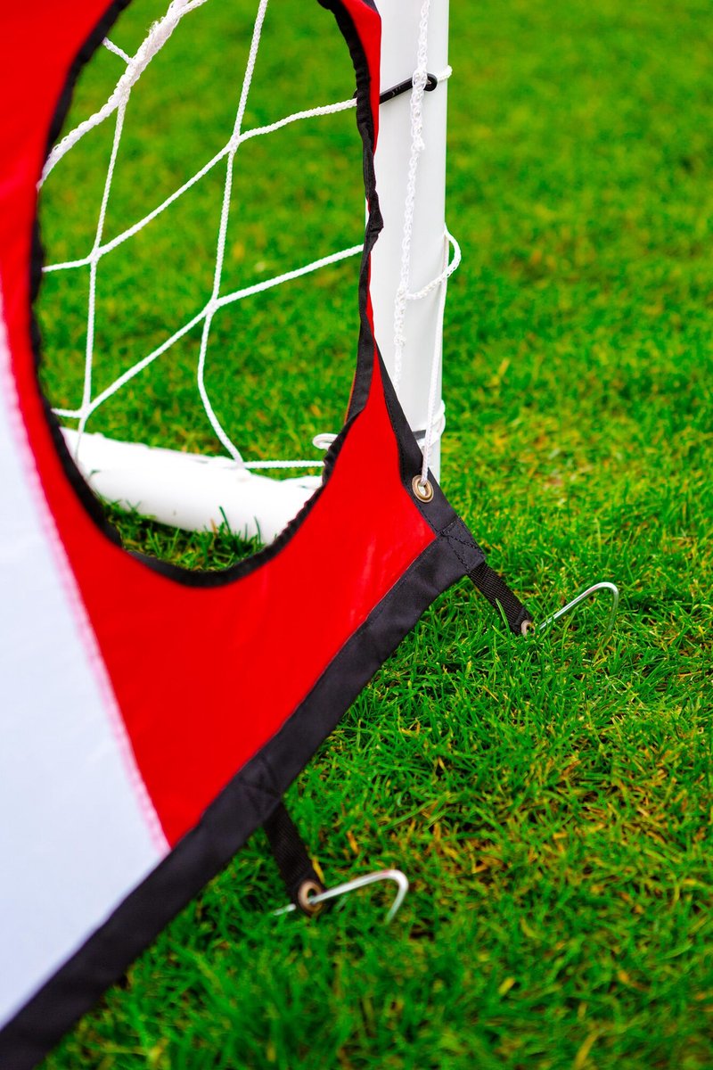Voetbaldoel (1,2m x 0,8m - PVC) + Italië schietmuur