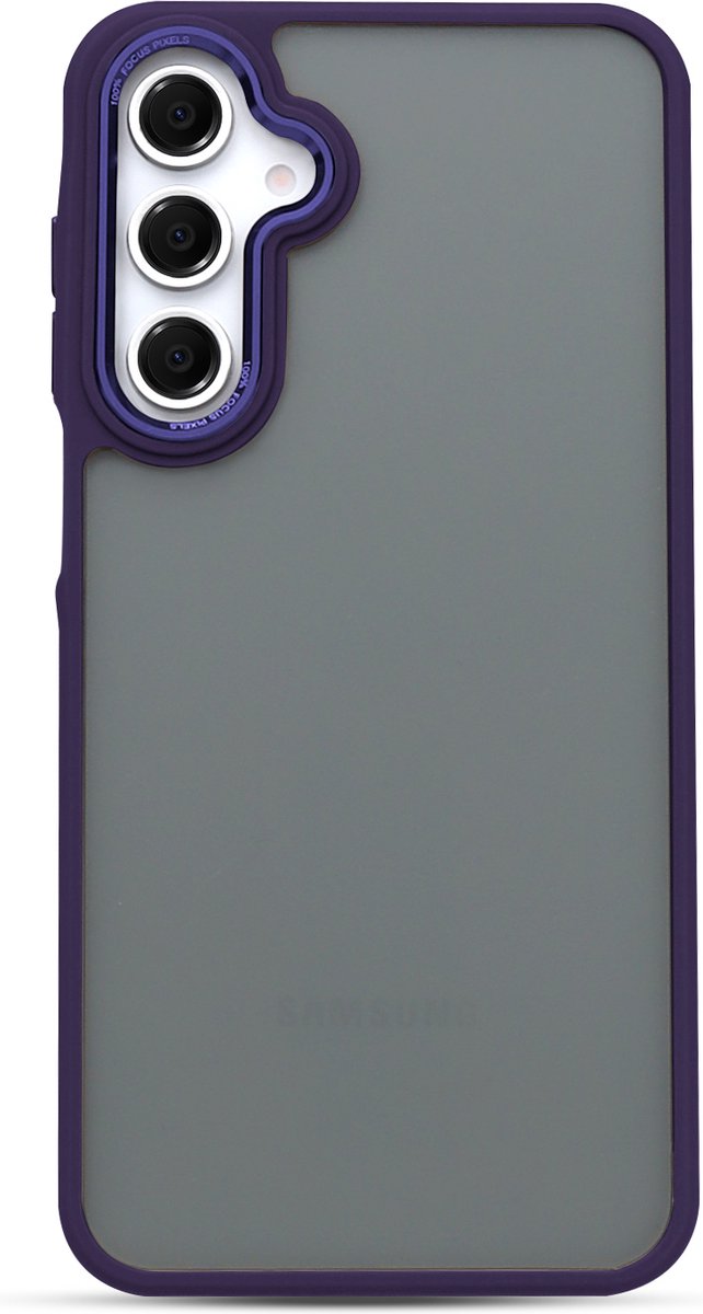 Casemania Hoesje Geschikt voor Samsung Galaxy A16 - Paars - Frame Back Cover