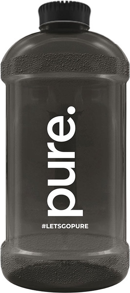 Goedkoopste Water Bottle 2200ml Smoke Black