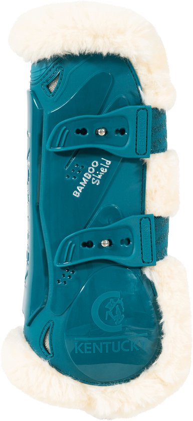 Kentucky Protection des jambes Emerald - Modèle : Protège- Bottes pour femmes Vegan Sheepskin Bamboo Elastic - Taille : M