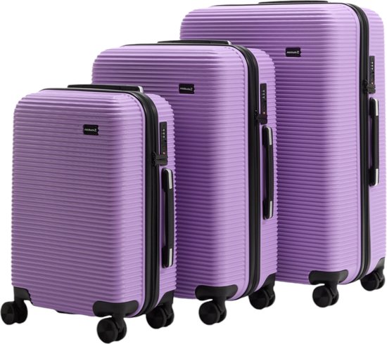 AttitudeZ Aeroline Reiskoffer Set Lila