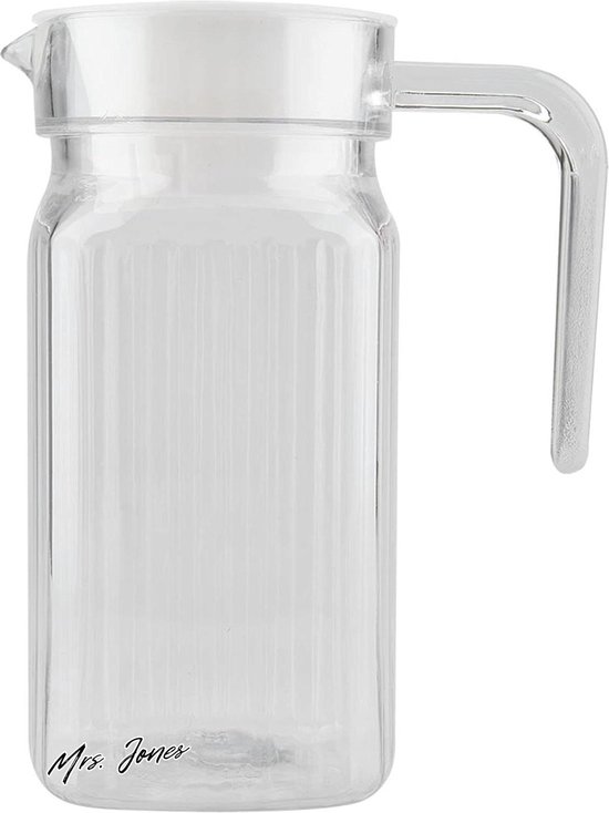 Waterkaraf Plastic kan met deksel 50 oz voor dranken melk mimosa bar