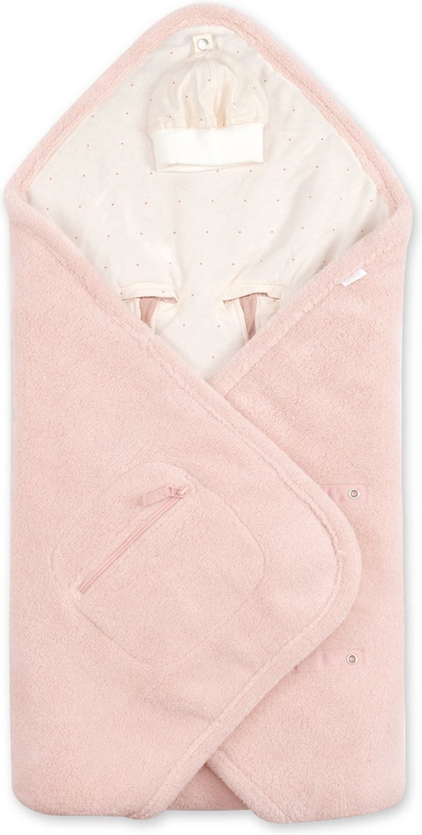BEMINI Voetenzak - Biside 0-12m - Zacht comfort - Blush
