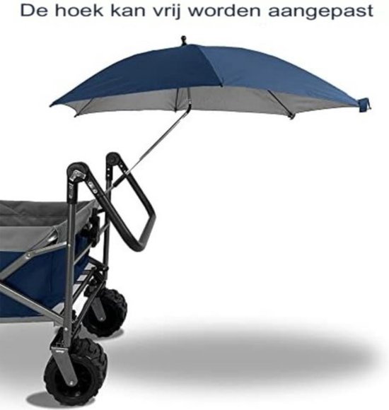 Bolderkar Met Dak - Kinderenvervoer Met Duwstang - Opvouwbaar van Dinghy — afbeelding 2