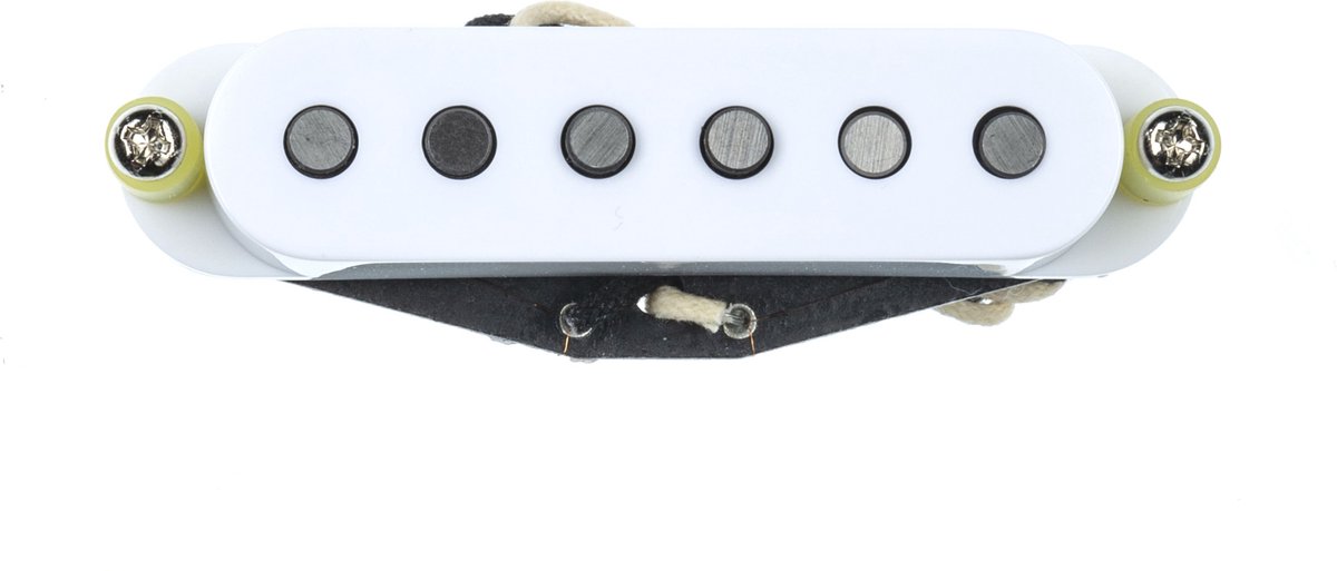 Roswell Pickups '61 Style Single Coil Middle White - Single-coil pickup voor gitaren