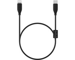 7RYMS UC-LN - USB-C naar Lightning audiokabel 2 meter - Geen kwaliteitsverlies - voor iPhone - Adapter - Zwart