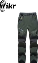 Golf Broek Heren LY4U Winterbroek Heren - Winddichte Softshell Broek Met Fleece Voering, Voor Skiën, Wandelen En Outdoor - Verstelbare Taille En Ritssluitingen Winterbroek Heren Winddicht