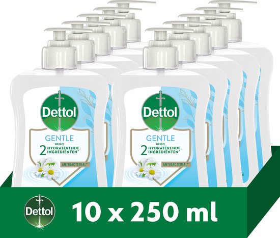 Dettol Handzeep Kamille & Katoenbloesem 250ml 10 stuks - Voordeelverpakking
