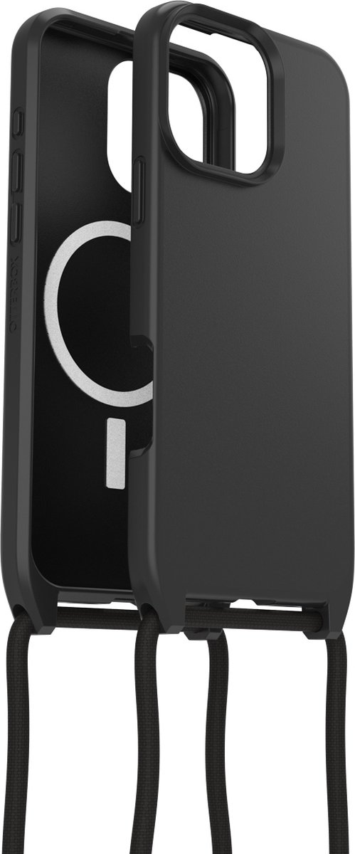 Otterbox - React Necklace Mag geschikt voor iPhone 16 Pro Max Hoesje - zwart