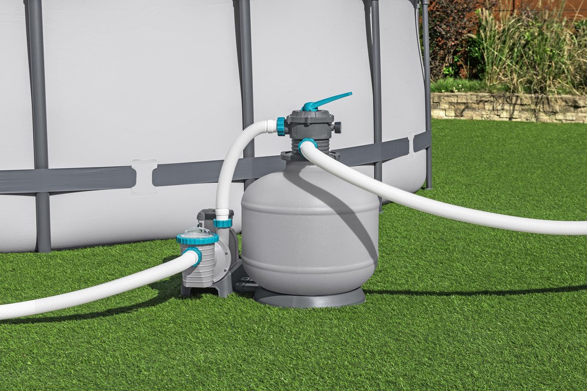 Bestway Zandfilterpomp - Voor opzetzwembaden tot 50.000 liter - 58486 – foto 3