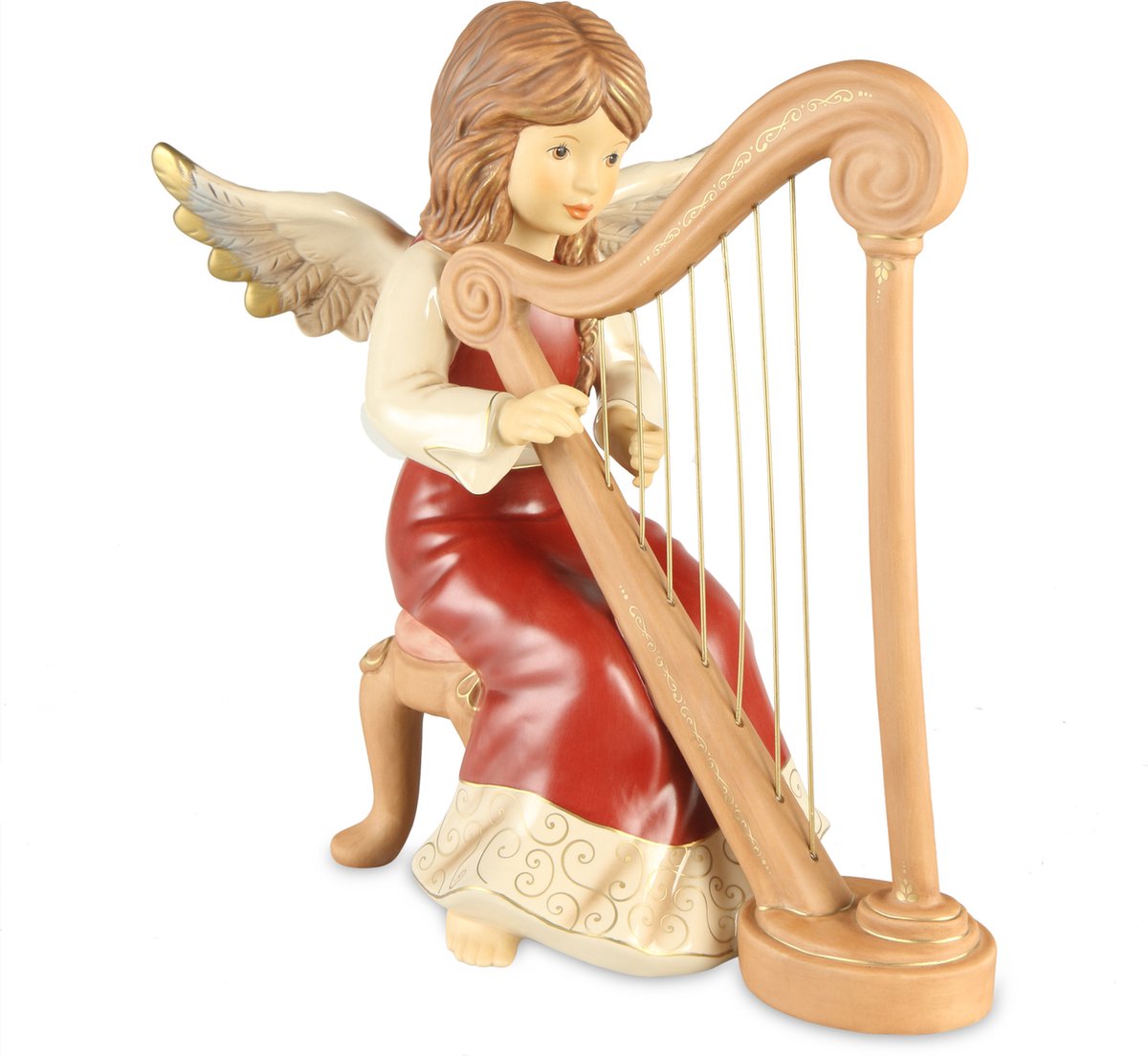 Goebel Kerst | Decoratief beeld Zachte melodie| Aardewerk - 36cm - Limited Edition Divers