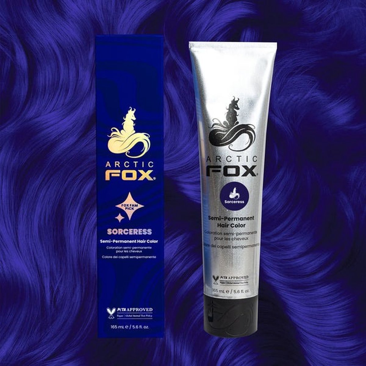 Arctic Fox - Sorceress Semi permanente haarverf - Donkerblauw