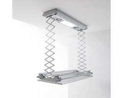 Foxydry Air 160 cm electrisch plafonddroogrek met afstandsbediening - 160 X 57 X 30 cm