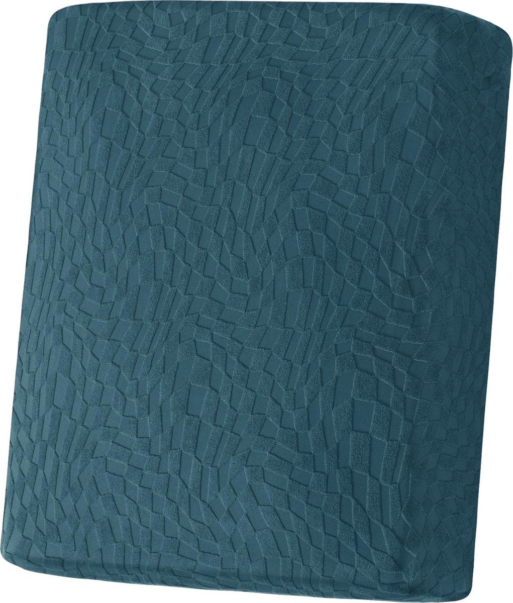 La'Moussawi ® Stijlvolle Turquoise Bankhoes met Elastische Kussenslopen voor 1-Zitsbanken