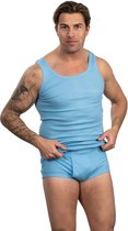 HL Tricot - Singlet/onderhemd blauw - Maat M - Mannen - BLEU - .
