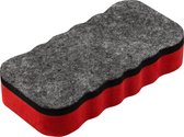 DULA Whiteboard wisser rood - Droogwisser magnetisch - Wisser voor whiteboardstift - Bordwisser - Whiteboard cleaner