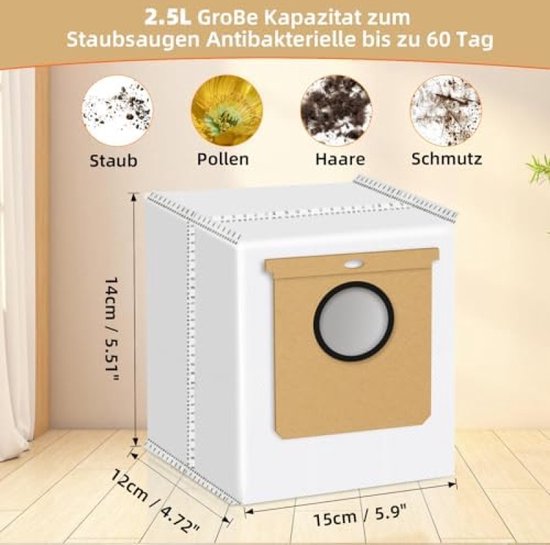 Eufy L60 stofzakken - Coolblue - Voor 23.59u, morgen in huis