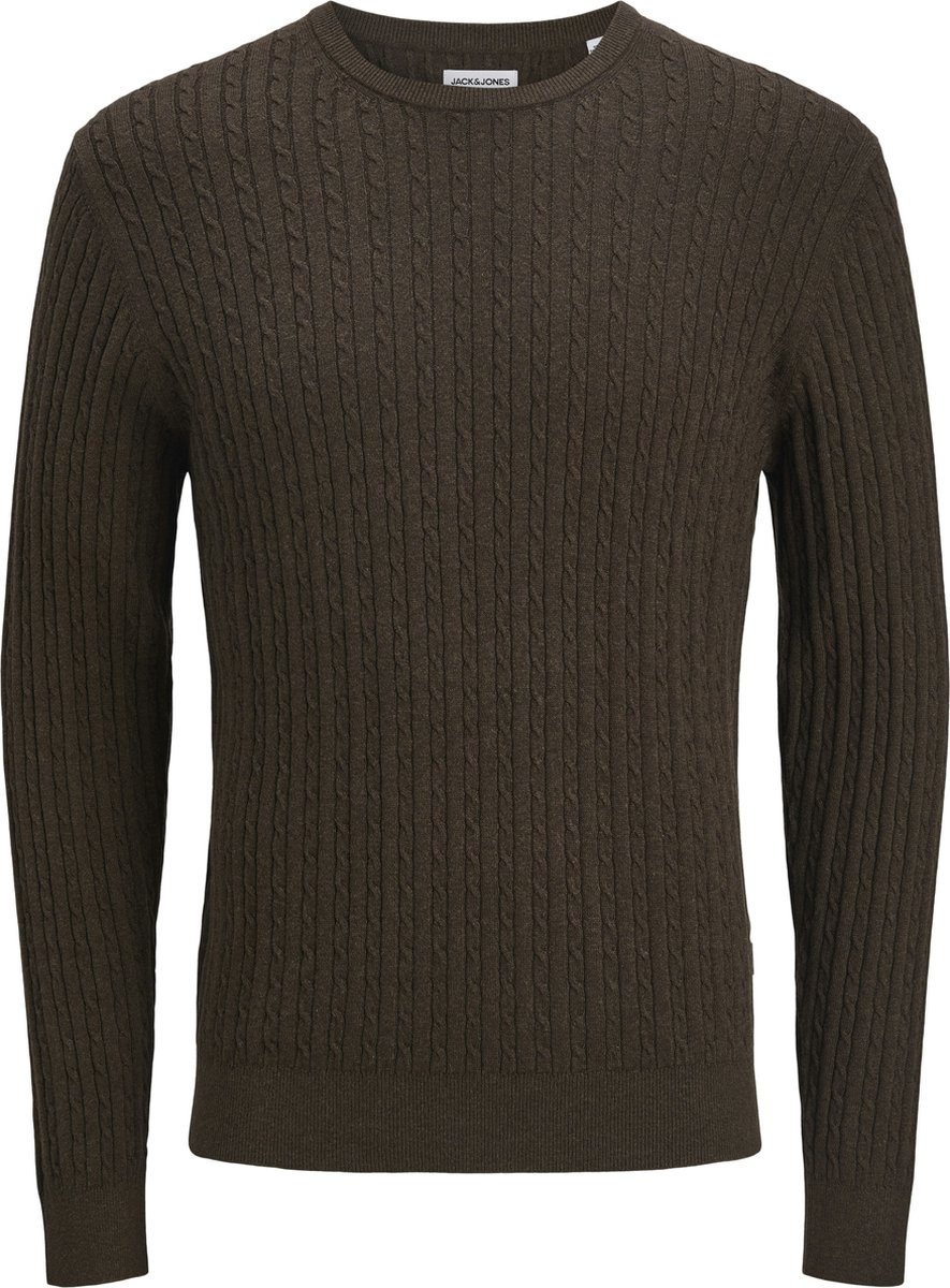 JACK & JONES - JJEEMIL KNIT CABLE CREW NECK NOOS Heren Trui
