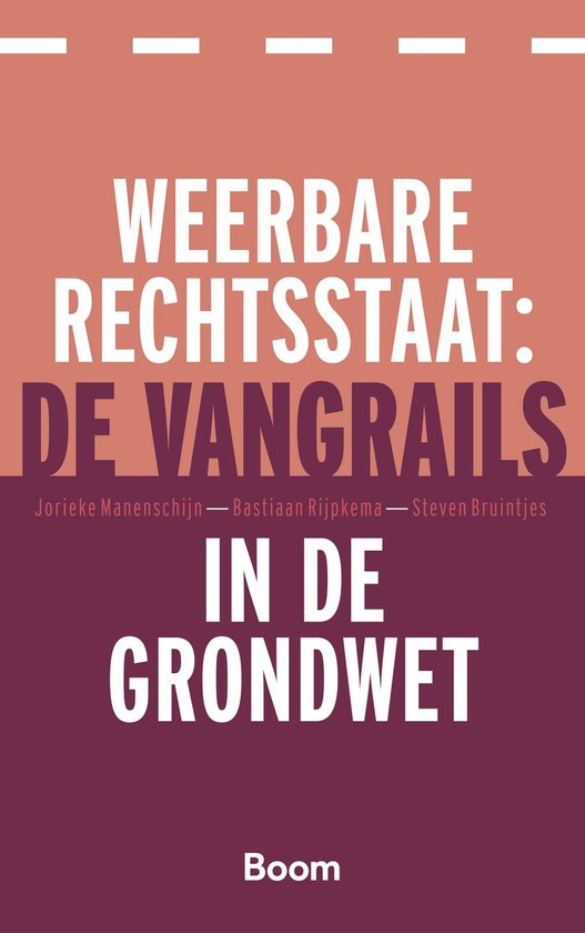 Weerbare rechtsstaat: de vangrails in de Grondwet - cover