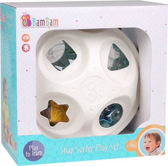 Bam Bam - Educatief Speelgoed - Vormenstoof met 8 vormen - vanaf 6 maanden van Bam bam — afbeelding 3