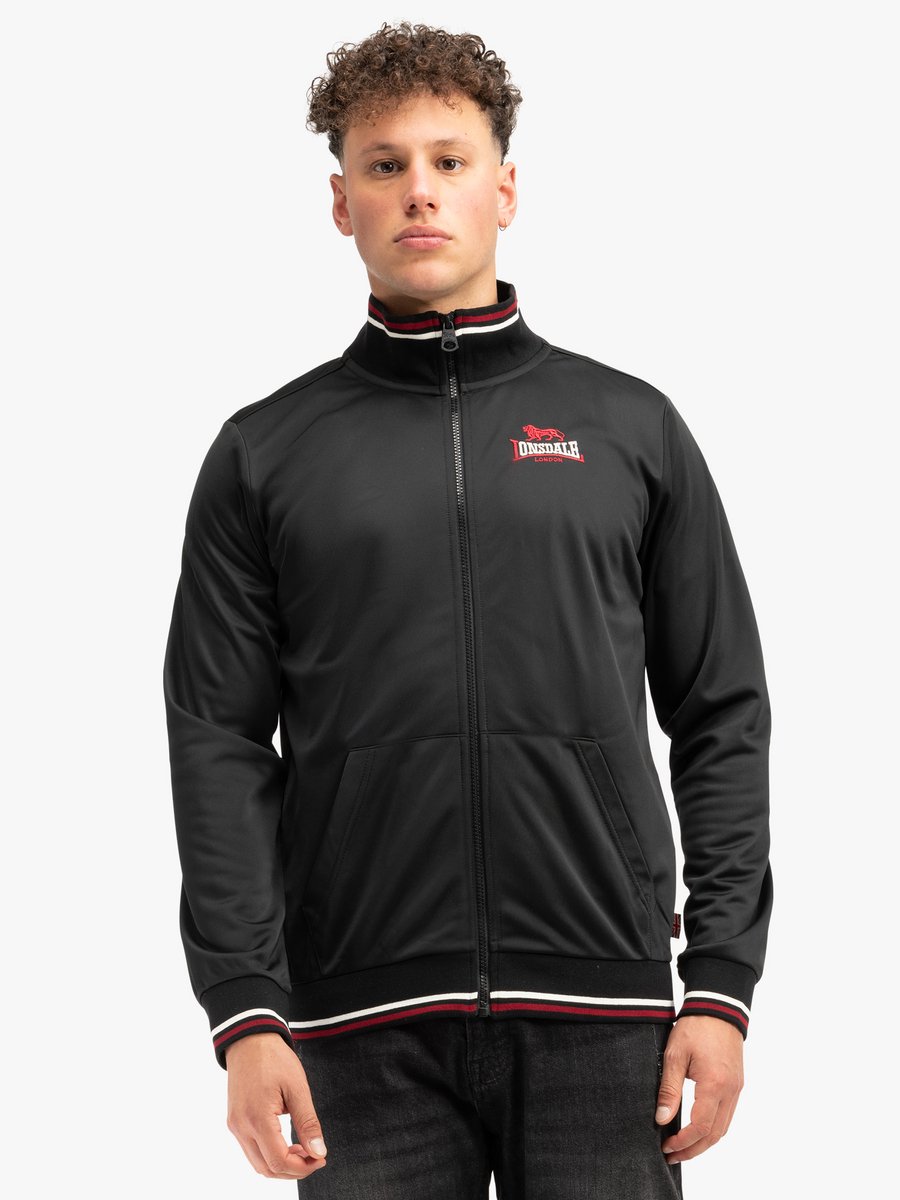 Lonsdale London Irthing Heren Trainingsjas - zwart - L