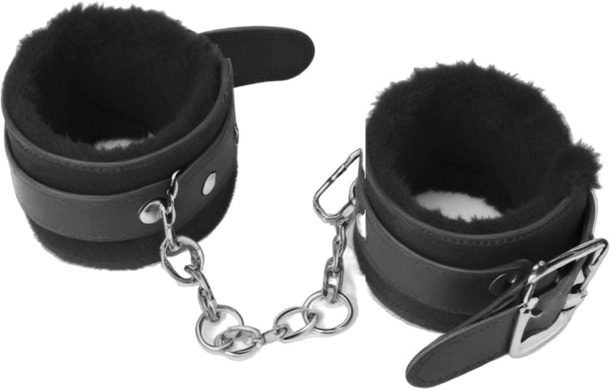 Handboeien - Nepleer - Zwart
