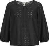 Object Objlaila 3/4 Re Top Dames - Jurken - Zwart - Maat L