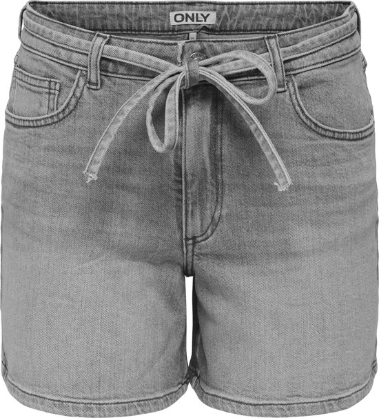 Only Broek Onlgianna Mw Shorts ceinturé Azg Dnm 15340706 Denim gris Medium Femme Taille - S