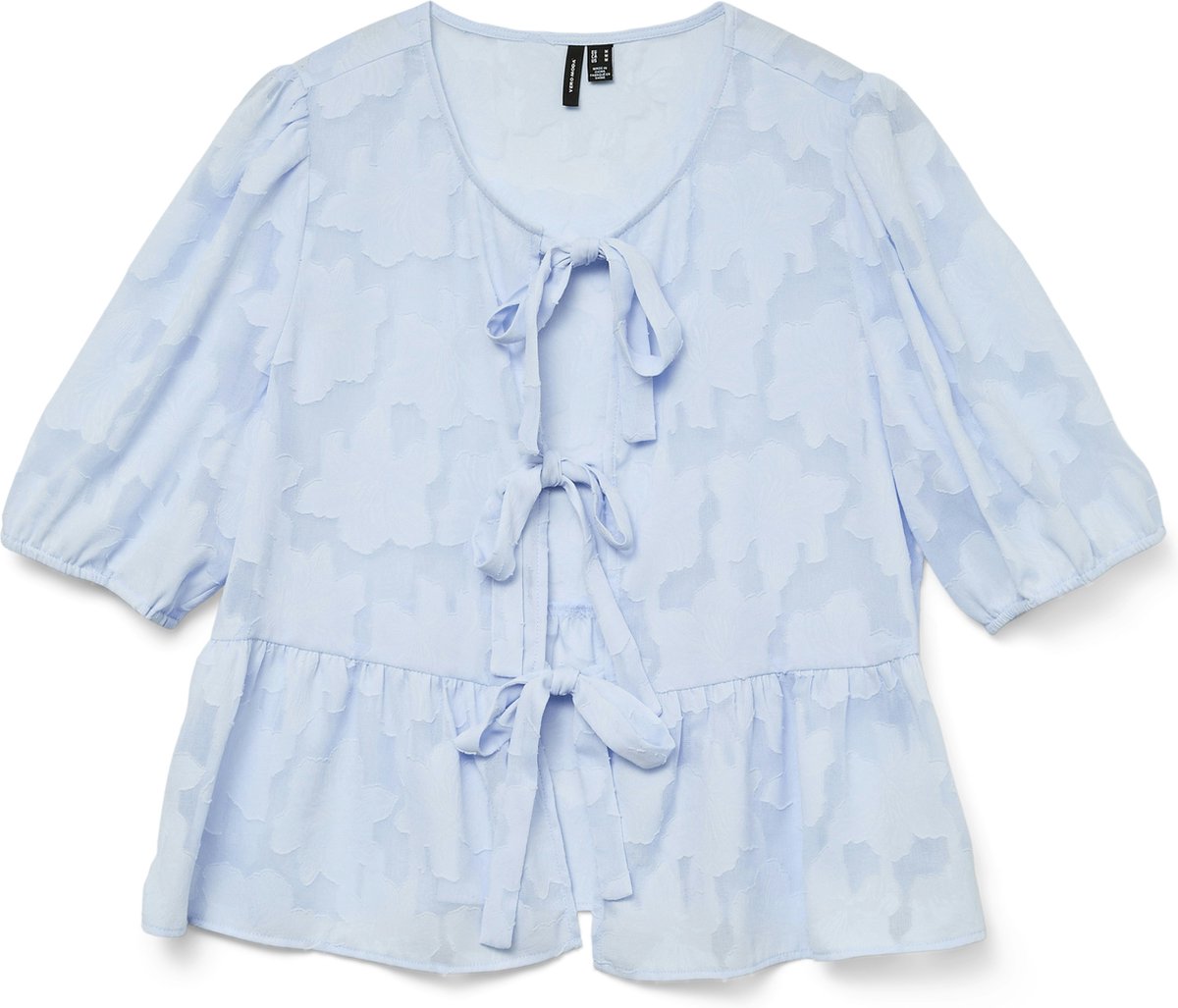 VERO MODA - VMGABI 2/4 TIE TOP WVN EXC - Dames - Blouses